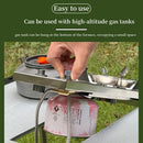 Camping Gas Stove High-Power Folding Stainless Steel Grill Burner Silver