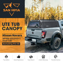 San Hima UTE Steel Canopy For Nissan Navara NP300 2021-On Dual Cab Not Fit Pro4X