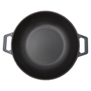 Westinghouse 4L 30cm Shallow Cast Iron Oval Casserole Pot - Ombre Grey (WHCIPRS3002G)