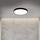 Emitto Ultra-Thin 5cm LED Ceiling Down Light Surface Mount Living Room Black 30W