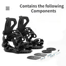 2025 Adjustable Snowboard Bindings with Quick Release Buckle