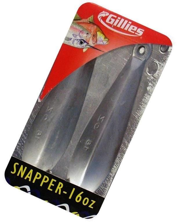 Gillies 16oz Snapper Sinker Mould - Makes 2 Snapper Sinkers at a Time