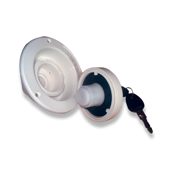 Lockable Water Filler-White W/25mm Outlet. 91062528