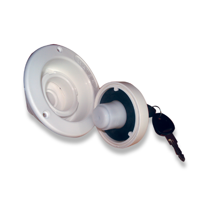 Lockable Water Filler-White W/25mm Outlet. 91062528