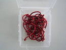 1 Box of Mustad 92554NPNR Big Red Chemically Sharpened Fishing Hooks
