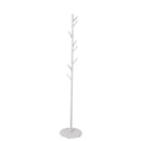 Levede Coat Rack Hat Clothes Stand Hanger Garment Hook Tree Rail Organizer White