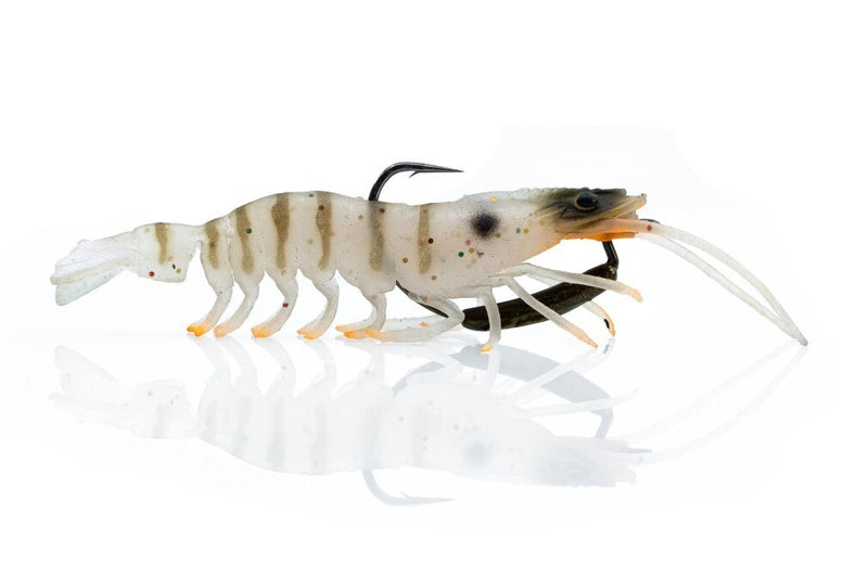 125mm Chasebaits Heavy Flick Prawn Soft Plastic Lure with 15gm Lead Weight