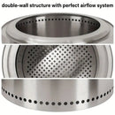 Stainless Steel Smokeless Fire Pit - Enhance Your Outdoor Ambiance