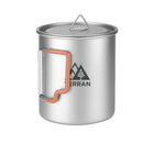 TERRAN Titanium Pot with Silicone Handle 750ml