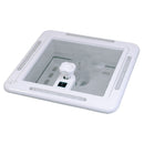 OZVENT 12V Shower Hatch with Fan LED Light 280 x 280mm