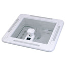 OZVENT 12V Shower Hatch with Fan LED Light 280 x 280mm
