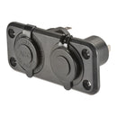 Narva 81170BL Heavy-Duty Twin Accessory/USB/USB-C Socket