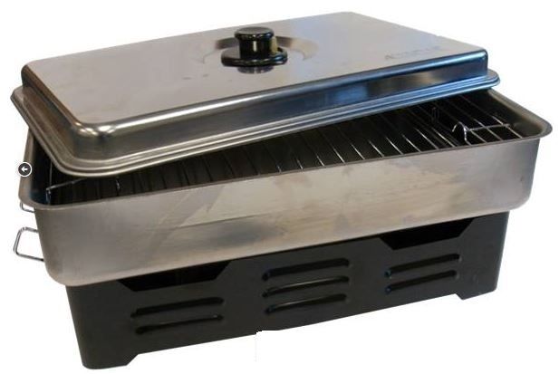 Wildfish Stainless Steel Fish Smoker - 2 Tray Design with Dual Spirit Burners