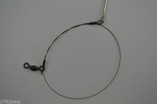 Wilson Mackerel Fishing Rig 3x6/0 Hook-Setup - 60lb Multi Strand Wire