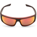 Dirty Dog Sharky Satin Black/Red Fusion Mirro Polarised Men's Sports Sunglasses
