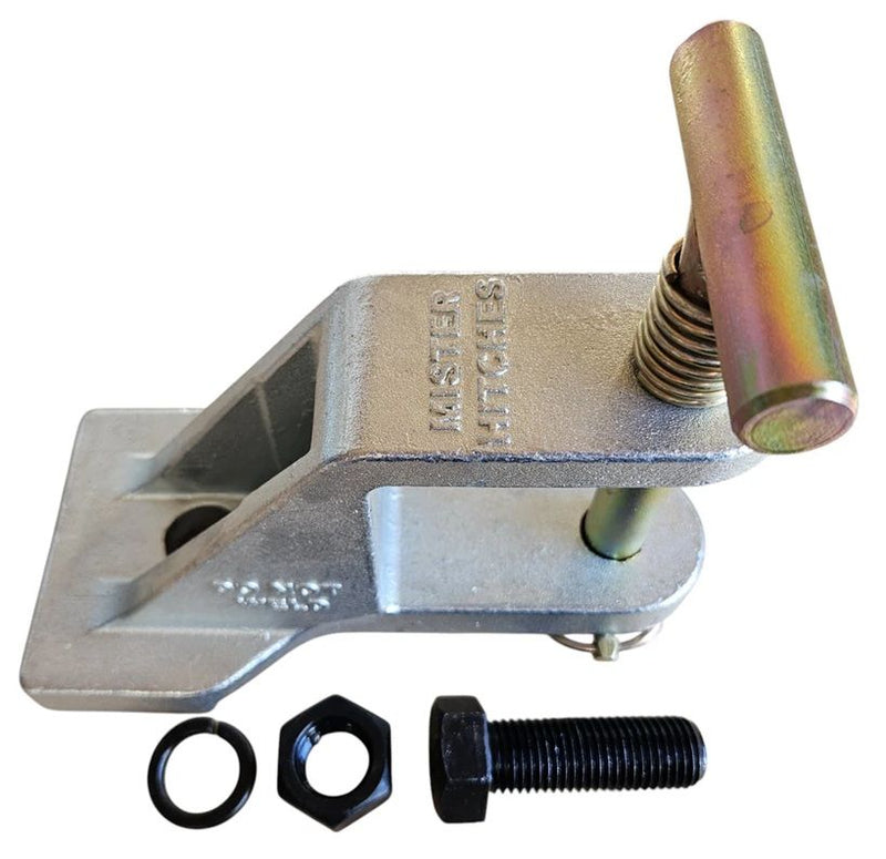 Mister Hitches Car Adapter Cast Steel & Pin Suits Poly Block Off Road Coupling Treg Trigg Style