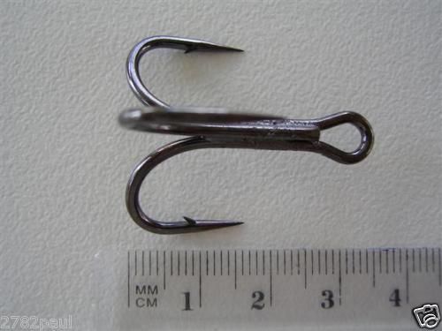 1 Pack of Mustad 36329 3x Strong UltraPoint Treble Fishing Hooks