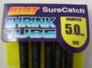 1 Packet of Black SureCatch Fishing Heat Shrink Tube - Wire Cable Sleeve Tubing