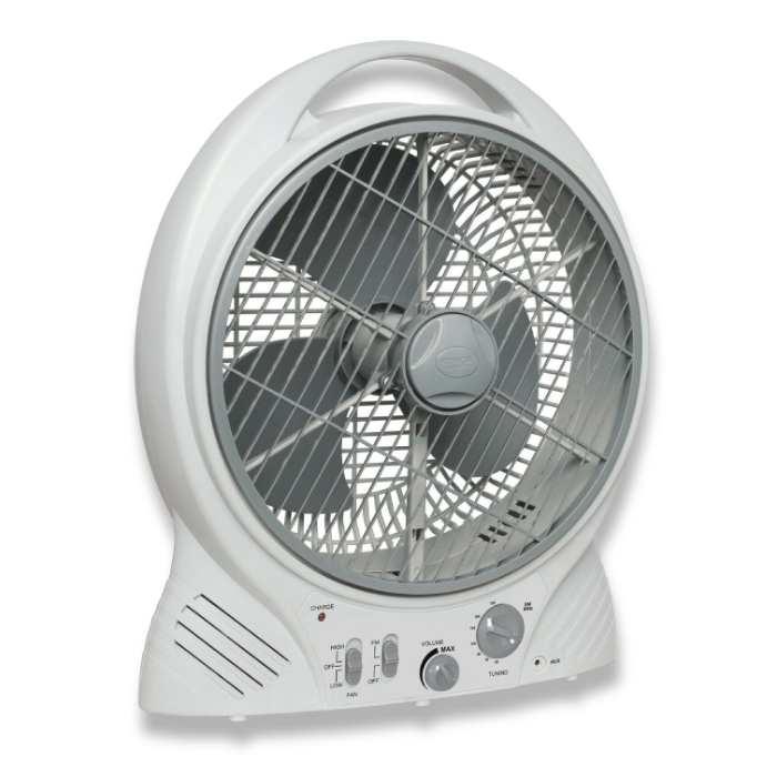Fantastic 12v 5 in 1 portable fan with FM