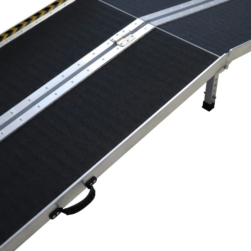 Kartrite Aluminium Wheelchair Ramp with Leg Support - 10ft