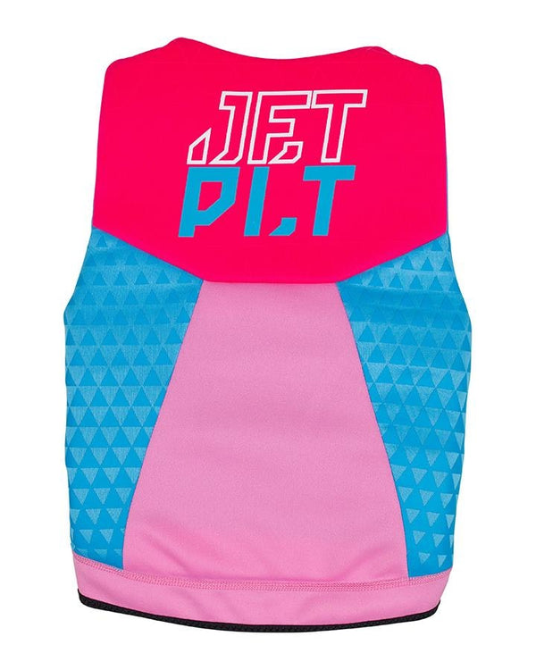 JET PILOT THE CAUSE F/E YTH NEO VEST PNK 3-4