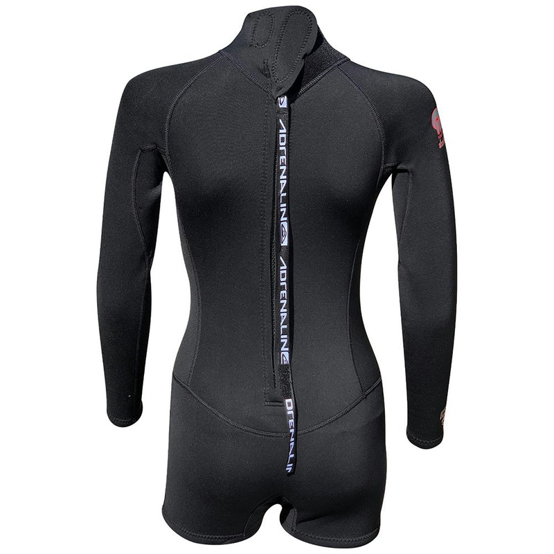 Adrenalin Wahine Ladies 2mm Long Sleeve Boy Leg Springsuit Surf Wetsuit 14 Black