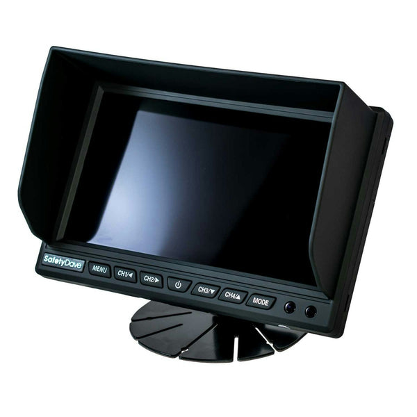 SafetyDave 7" Car AHD Rear View Quad Dash Monitor