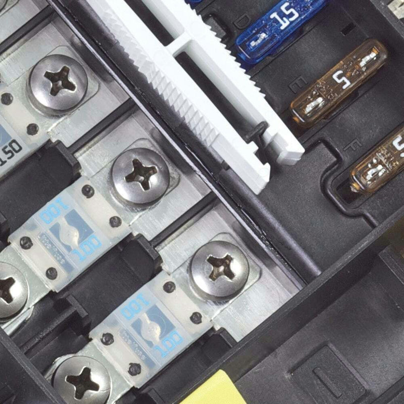 Blue Sea Safety Hub 150 Fuse Block w/-Neg Bar