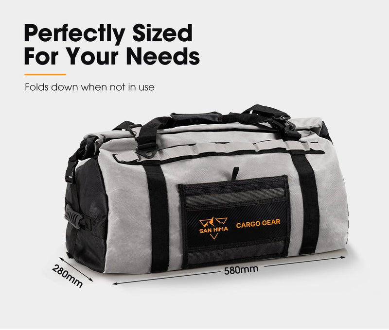 SAN HIMA Cargo Bag Small Stormproof Bag Water Resistant Outdoor Camping 4WD  50L