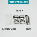 Traderight Group  Toilet Paper Holder Double Roll Stainless-Steel Hook Bathroom Rack Wall Mount