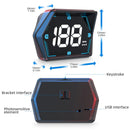 Car Head Up Display GPS Speed Display with Alarm Light Sensor Black