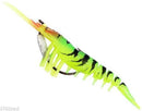 145mm Zerek Live Cherabin Pre Rigged Lumo Eyes Fishing Lure with Bonus Jig Head