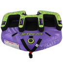 Jetpilot Freeride JP4 4-Person Purple/Green Inflatable Towable Ski Tube