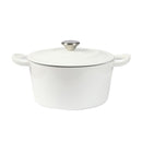 Toque Enamel Dutch Oven 4L Cast Iron Pan Casserole Pot Slow Cook Cooker with Lid