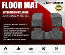 KIWI MASTER 3D TPE Car Floor Mats Liner fit Mitsubishi Outlander MY 2007-2021