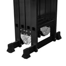 Traderight Multi Purpose Ladder Aluminium Folding Platform Extension Step 3.6m