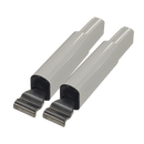 Coast RV Flap Eliminator Fiamma Awning Adaptor x 2 - Hook End - White