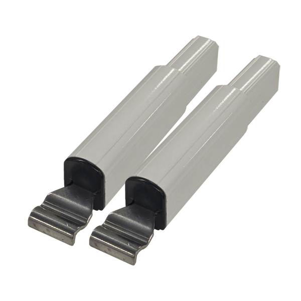 Coast RV Flap Eliminator Fiamma Awning Adaptor x 2 - Hook End - White