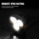 LIGHTFOX Cygnus-3 Pair 3inch Osram LED Pod Lights 1Lux@458m IP68 6,472LM