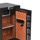 Traderight Group  Fingerprint Large Security Safe Box Key Lock Money Safe Box Home Office 34.5L