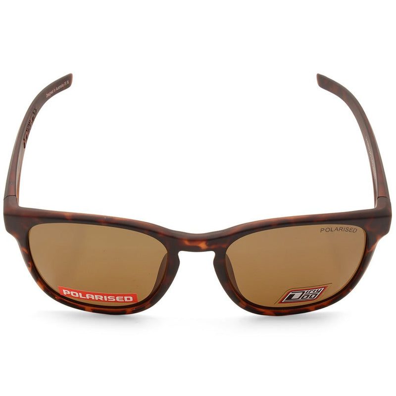 Dirty Dog Lit Satin Tortoise/Brown Polarised Unisex Sunglasses
