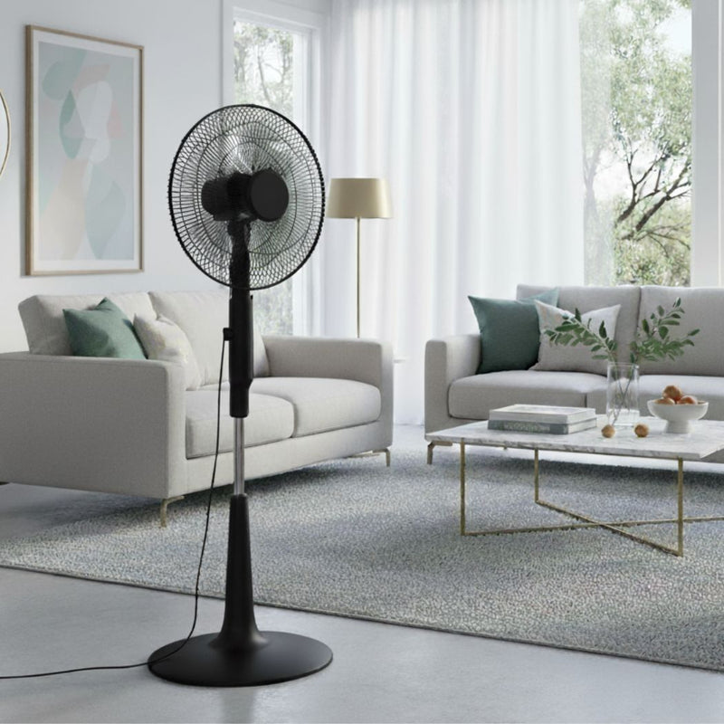 Spector Pedestal Fan Oscillating 28 Speeds Standing Cooler with Remote Control