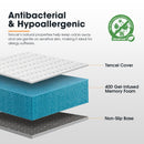 San Hima Caravan Mattress Topper Queen Size Mat RV Bed 188cm x 152cm