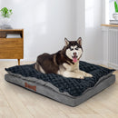Dog Calming Bed Warm Soft Plush Comfy Sleeping Memory Foam Mattress Dark Grey M
