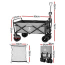Beach Cart with Cargo Net - Grey