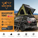 San Hima Kalbarri Lite Rooftop Tent Hardshell+200W Shingled Solar Panel+Rack