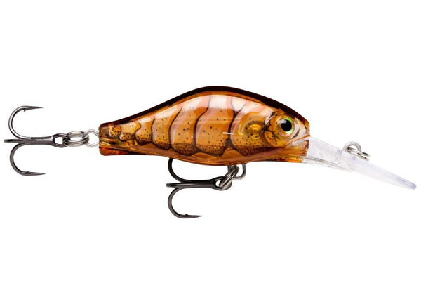 Rapala 4cm Shadow Rap Fat Jack Crankbait Lure - Brown Prawn