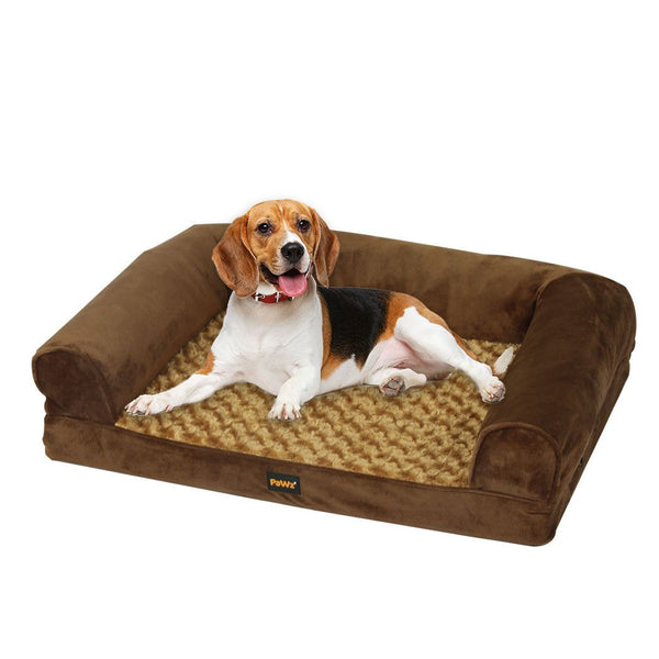 Pawz Pet Bed Sofa Dog Beds Bedding Soft Warm Mattress Cushion Pillow Mat Plush M