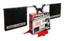 Rock Tamers 2” Hub Mudflap System Matte Black/Stainless Steel Trim Plates