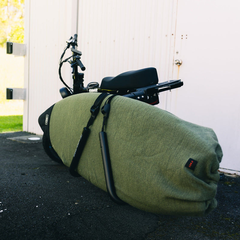Ocean & Earth Moped Scooter or Fat Bike Side Mount Surfboard Rack